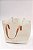 Bolsa Petite Jolie Feminina Bege Com Alças Caramelo, Ideal Para O Dia A Dia  White - Imagem 3