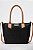 Bolsa Petite Jolie Com Alças Marrons Estilo Tote Elegante E Versátil Preto - Imagem 1