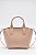 Bolsa Petite Jolie Em Material Sintético Com Design Moderno E Alça Ajustável Creme - Imagem 1
