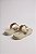 Papete Littz Feminina Com Detalhes Dourados - Conforto E Estilo Para O Dia A Dia  Off White - Imagem 4