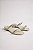 Tamanco Littz Com Tiras Finas, Design Elegante E Salto Baixo Para Conforto Diário  Off White - Imagem 1