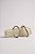 Tamanco Littz Com Tiras Finas, Design Elegante E Salto Baixo Para Conforto Diário  Off White - Imagem 3
