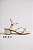 Sandália Com Salto Médio Littz Feminina Com Strass Elegante E Confortável  Off White - Imagem 3