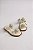 Sandália Rasteira Littz Com Pompons Confortável E Estiloso Off White - Imagem 1