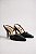 Scarpin Vizzano Salto Alto Fino Com Adorno Preto - Imagem 1