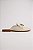 Mule Feminino Vizzano Bico Redondo Com Adorno Preto Branco Off - Imagem 4