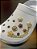 Bottons Decorativos Elegantes Para Crocs Dourado - Imagem 1