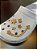 Bottons Decorativos Elegantes Para Crocs Dourado - Imagem 1