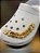 Bottons Decorativos Elegantes Para Crocs Dourado - Imagem 1