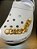 Bottons Decorativos Elegantes Para Crocs Dourado - Imagem 1