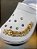 Bottons Decorativos Elegantes Para Crocs Dourado - Imagem 1
