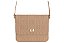 Bolsa Feminina Moleca Trasversal E Fecho Metálico Nude - Imagem 1