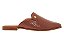 Mule Vizzano Feminino Texturizado Com Detalhe Metalizado Marrom - Imagem 3
