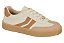 Tênis Vizzano Casual Feminino Com Detalhes Laterais Branco Off - Imagem 1