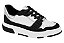 Tenis Vizzano Feminino Casual Urbano E Confortavel Branco/Preto - Imagem 1