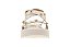 Flat Vizzano Com Aplicações Brilhantes E Tiras Largas Branco Off - Imagem 4