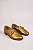 Mocassim Julia Amaral Metalizado Com Saltinho  Bronze - Imagem 1