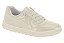 Tênis Beira Rio Casual Feminino Com Cadarço E Conforto Branco Off - Imagem 1