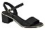 Sandália Beira Rio Feminina De Salto Bloco  Preto - Imagem 1