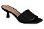 Tamanco Beira Rio Feminino De Salto Fino Com Design Elegante  Preto - Imagem 1
