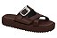 Sandália Birken Moleca Feminina Com Fivela Strass Prateada Chocolate - Imagem 1