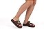 Sandália Birken Moleca Feminina Com Fivela Strass Prateada Chocolate - Imagem 2