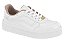Tenis Moleca Casual Feminino Conforto E Com Cadarço Branco - Imagem 1