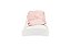 Tênis Infantil Com Cadarço De Fita Rosa E Detalhes De Coração Branco - Imagem 2