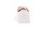 Tênis Infantil Com Cadarço De Fita Rosa E Detalhes De Coração Branco - Imagem 4