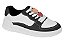 Tenis Casual Infantil Molekinha Com Enfeites Divertidos Branco/Preto - Imagem 1