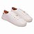 Tênis Casual Com Cadarço Detalhe De Estrela Branco - Imagem 1