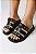 Papete Moleca Calce Facil Tira Com Ilhós Flat Preto - Imagem 1