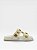 Papete Feminina Com Pedrarias Douradas Off White - Imagem 3
