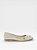 Sapatilha Feminina Moleca Com Tachas Verniz Branco Off - Imagem 3