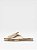 Chinelo Feminino Slide Moleca Calce Facil Metalizado Dourado - Imagem 5