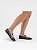 Sapatilha Feminina Moleca Com Tachas Prata Tira Com Fivela Preto - Imagem 2