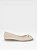 Sapatilha Feminina Moleca Com Laço Pedraria Verniz Branco Off - Imagem 2