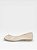Sapatilha Feminina Moleca Com Laço Pedraria Verniz Branco Off - Imagem 4