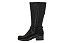 Bota Moleca Montaria Com Fivela Salto Bloco Preto - Imagem 4