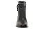 Bota Moleca Cano Curto Preta Salto Bloco Detalhe Em Cordão Preto/Preto - Imagem 4