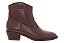 Bota Moleca Country Cano Curto Marrom Salto Bloco Cafe - Imagem 3