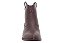 Bota Moleca Country Cano Curto Marrom Salto Bloco Cafe - Imagem 4