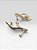 Tamanco Feminino De Salto Médio Com Aplicações  Off White - Imagem 2