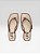 Chinelo Com Bico Quadrado E Pedras Caramelo/Mt40 - Imagem 1