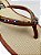 Chinelo Com Bico Quadrado E Pedras Caramelo/Mt40 - Imagem 5