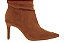 Bota Feminina Vizzano Cano Médio Com Salto Fino E Efeito Slouchy  Camel - Imagem 7
