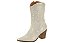 Bota Country Vizzano Cano Médio Com Bordado E Salto Bloco Branco Off - Imagem 2