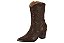 Bota Country Vizzano Cano Médio Com Bordado E Salto Bloco Cafe - Imagem 2