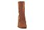 Bota Vizzano Cano Curto Caramelo Com Salto Bloco Alto E Design Minimalista Camel - Imagem 3