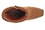 Bota Vizzano Cano Curto Caramelo Com Salto Bloco Alto E Design Minimalista Camel - Imagem 6